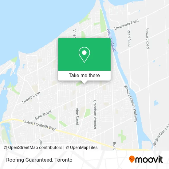 Roofing Guaranteed map