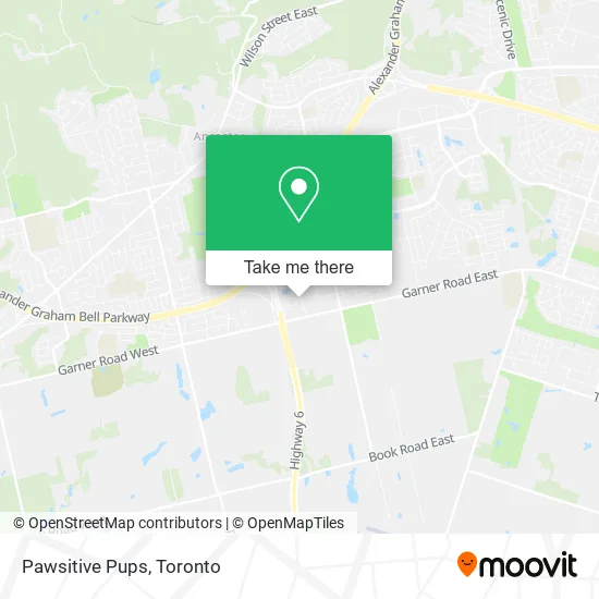 Pawsitive Pups map