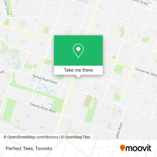 Perfect Tees map