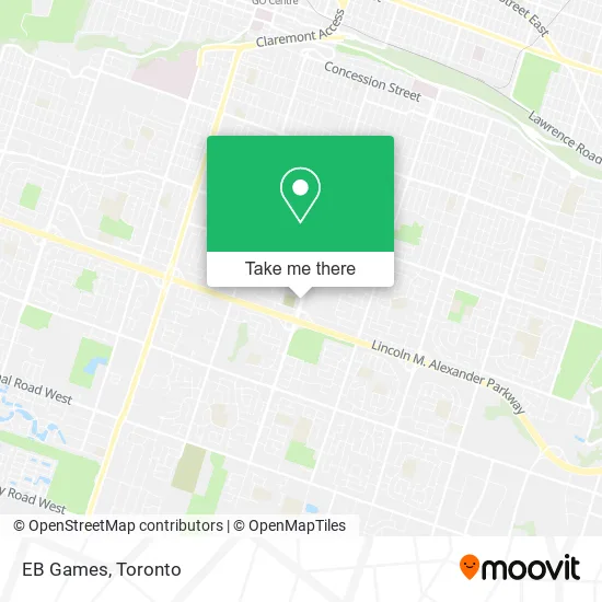 EB Games map