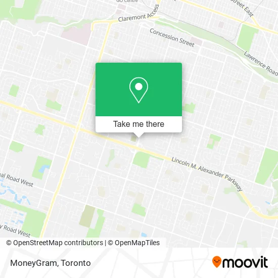 MoneyGram map