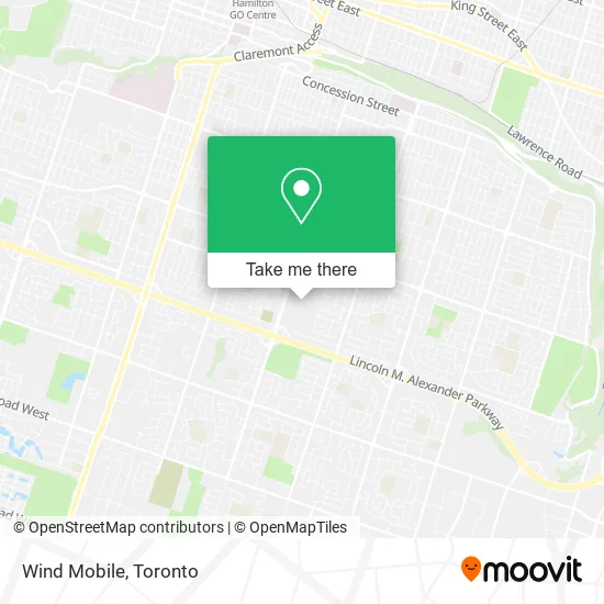 Wind Mobile map