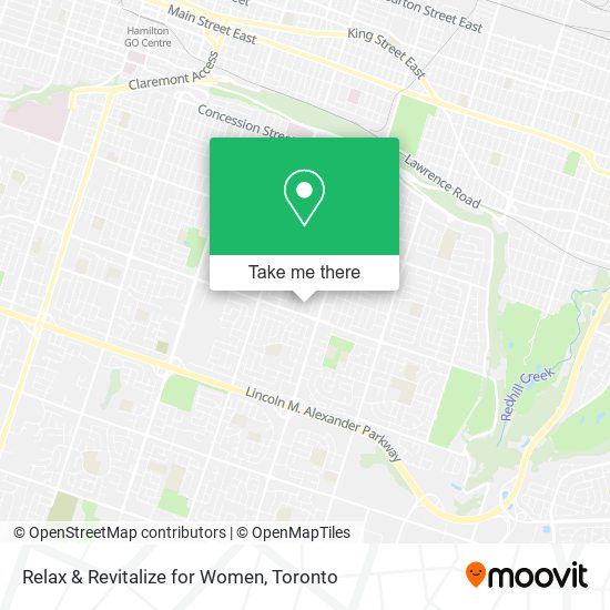 Relax & Revitalize for Women map