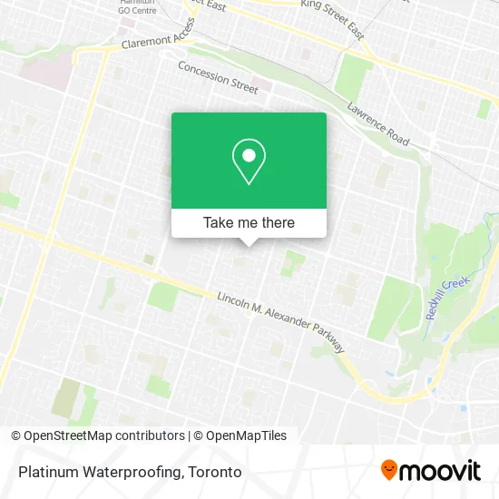 Platinum Waterproofing map