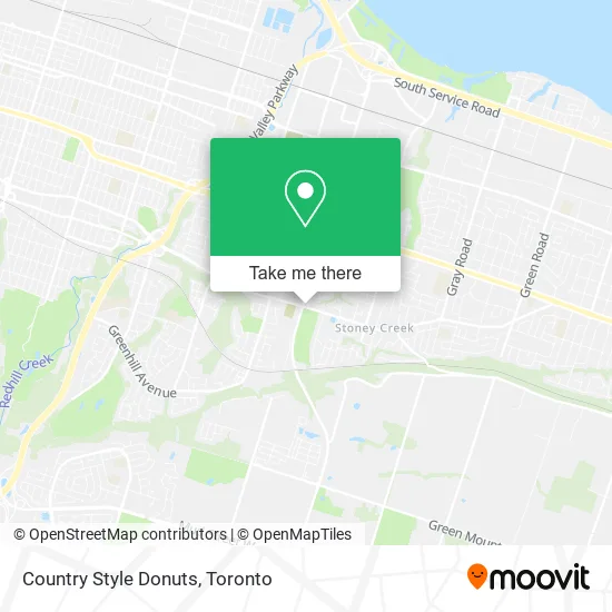 Country Style Donuts map