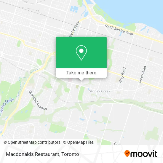 Macdonalds Restaurant map