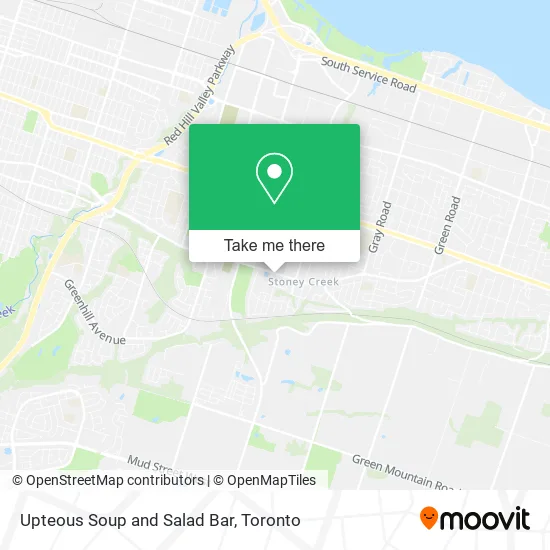 Upteous Soup and Salad Bar map