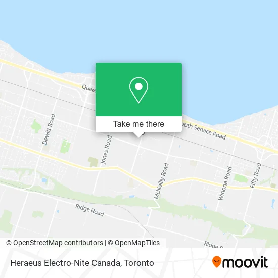 Heraeus Electro-Nite Canada map