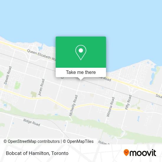 Bobcat of Hamilton map