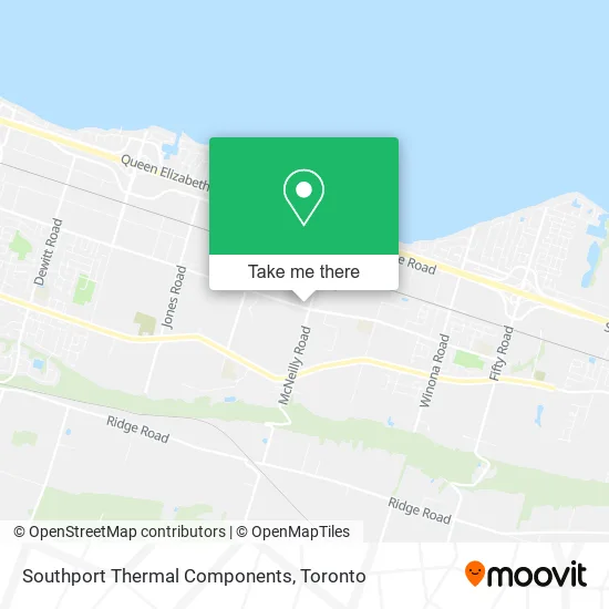 Southport Thermal Components map