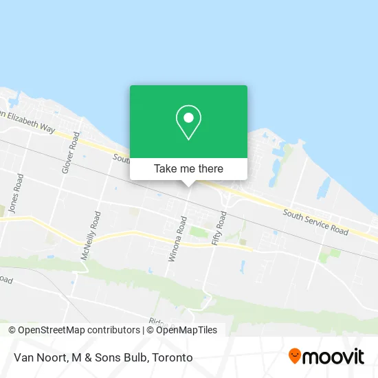 Van Noort, M & Sons Bulb map