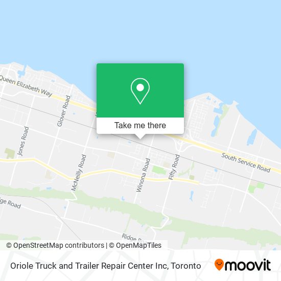 Oriole Truck and Trailer Repair Center Inc map