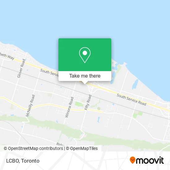 LCBO map