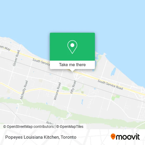 Popeyes Louisiana Kitchen map