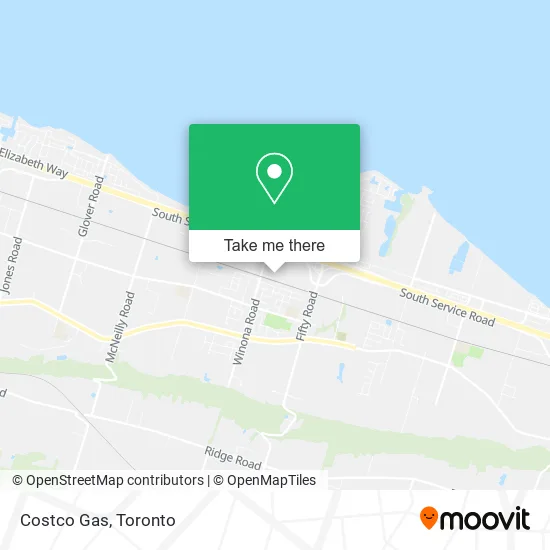 Costco Gas map