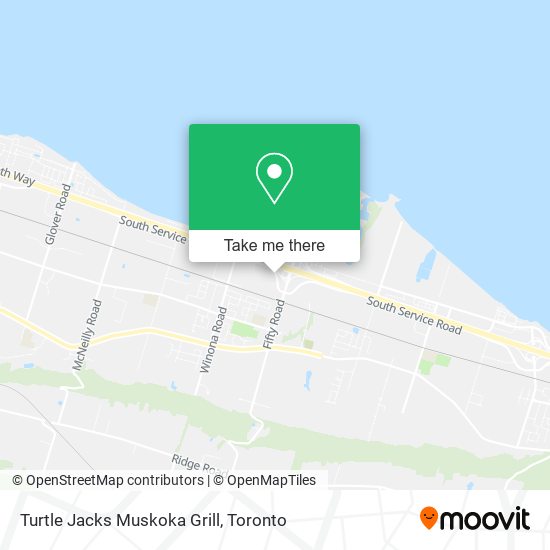 Turtle Jacks Muskoka Grill map