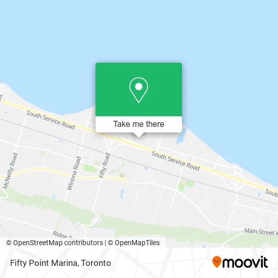 Fifty Point Marina map