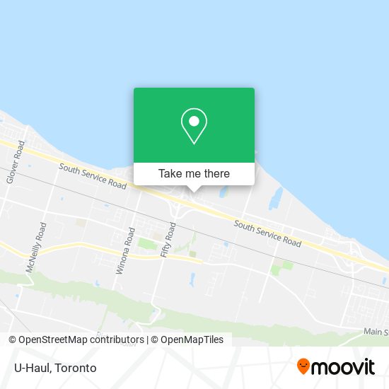 U-Haul map