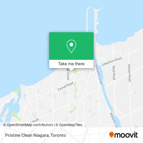 Pristine Clean Niagara map