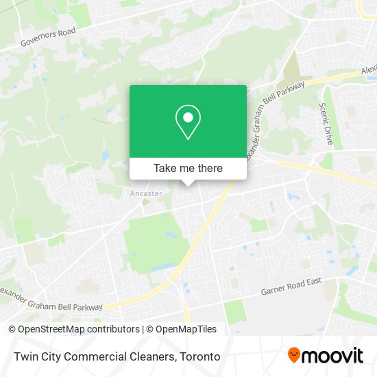 Twin City Commercial Cleaners map