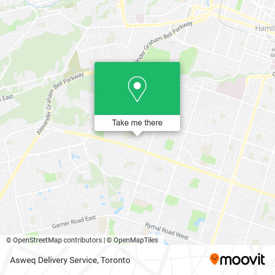 Asweq Delivery Service map