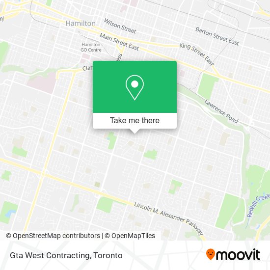 Gta West Contracting map