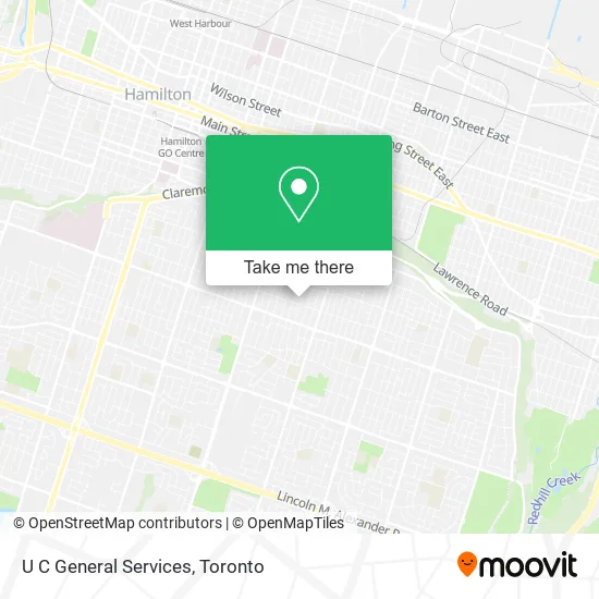 U C General Services map