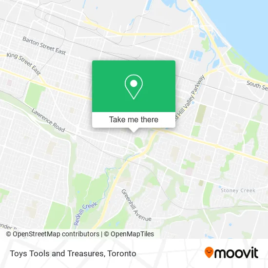 Toys Tools and Treasures map