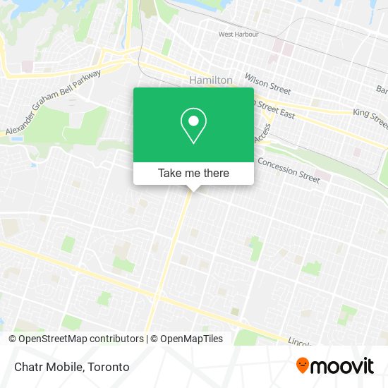 Chatr Mobile map