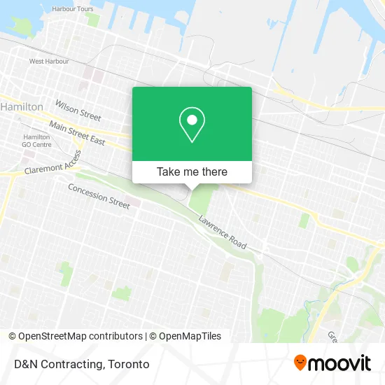 D&N Contracting map