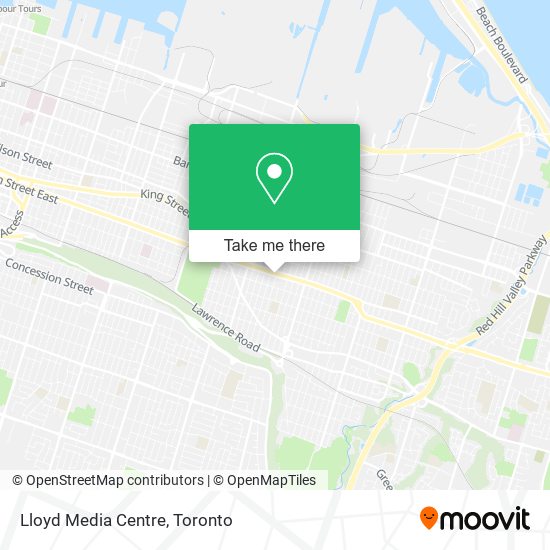 Lloyd Media Centre map