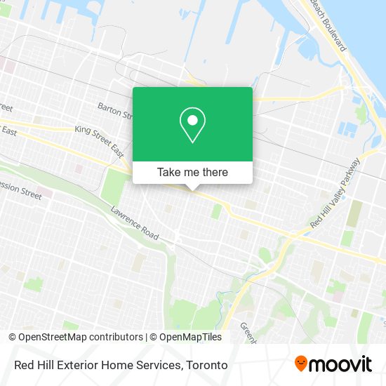 Red Hill Exterior Home Services map