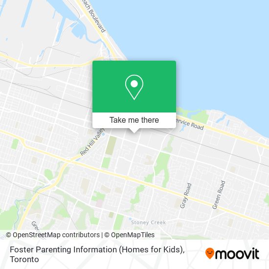 Foster Parenting Information (Homes for Kids) map