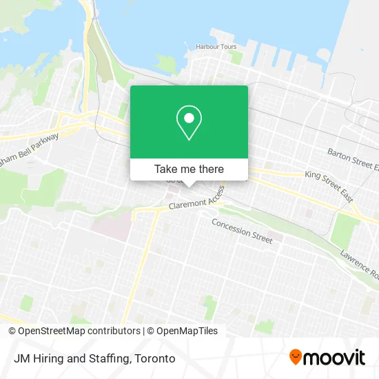 JM Hiring and Staffing map
