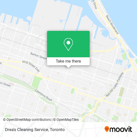 Drea's Cleaning Service map