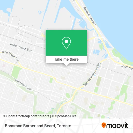Bossman Barber and Beard map