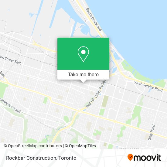 Rockbar Construction map
