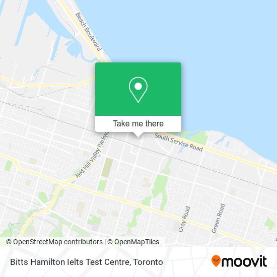 Bitts Hamilton Ielts Test Centre plan