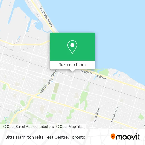 Bitts Hamilton Ielts Test Centre map