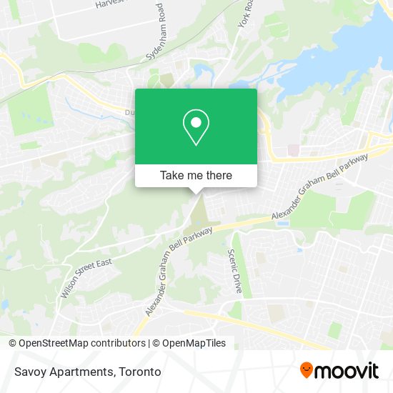 Savoy Apartments map