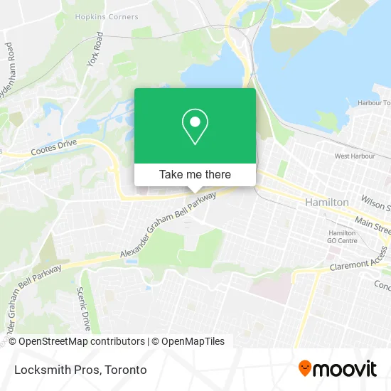 Locksmith Pros map