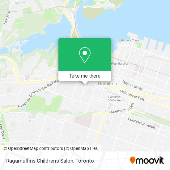 Ragamuffins Children's Salon map