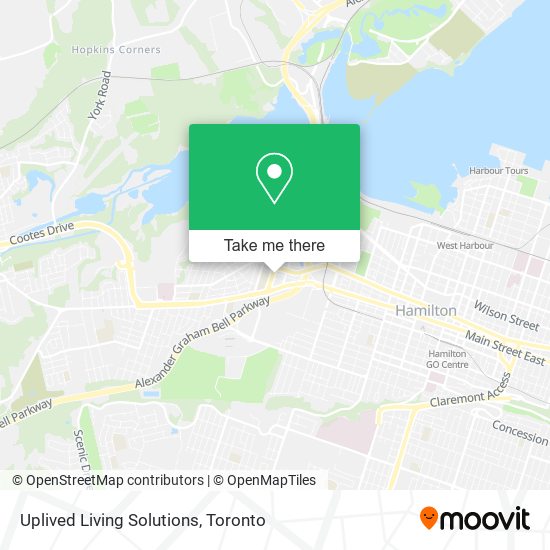 Uplived Living Solutions map