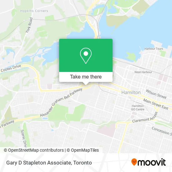 Gary D Stapleton Associate map