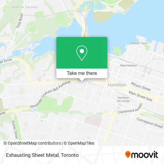 Exhausting Sheet Metal map