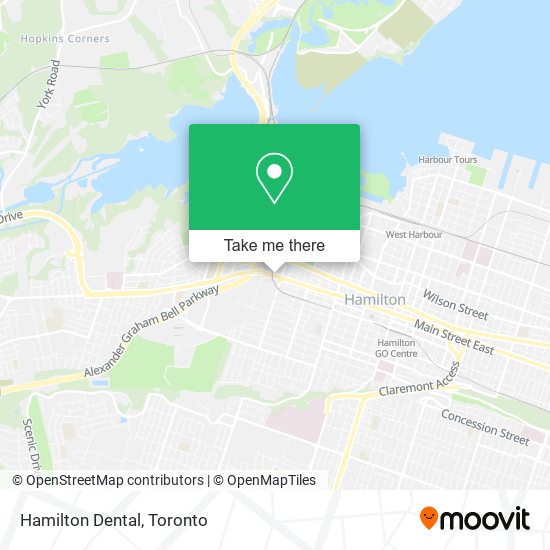 Hamilton Dental map