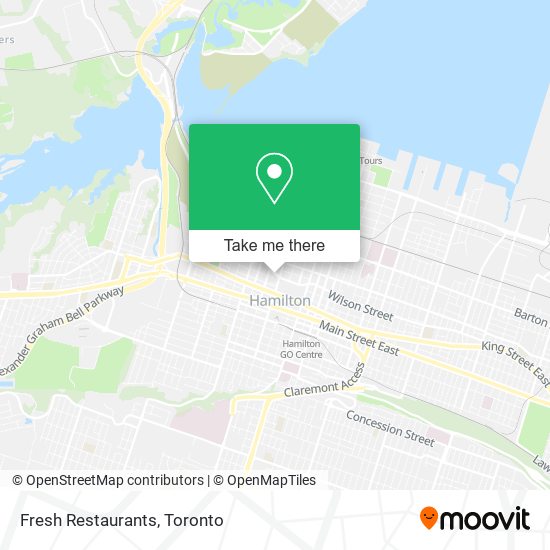 Fresh Restaurants map