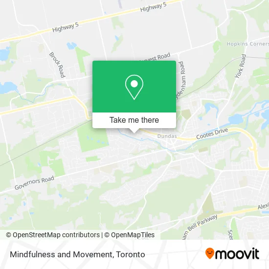 Mindfulness and Movement map