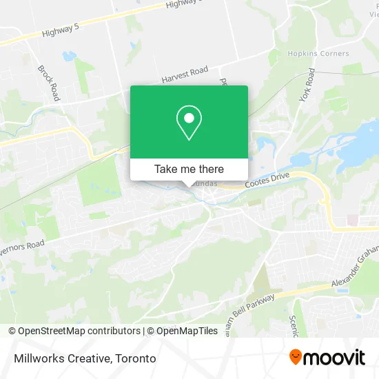 Millworks Creative map