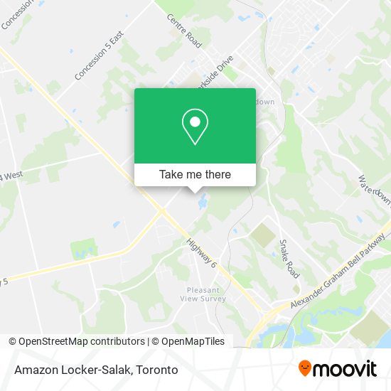 Amazon Locker-Salak map